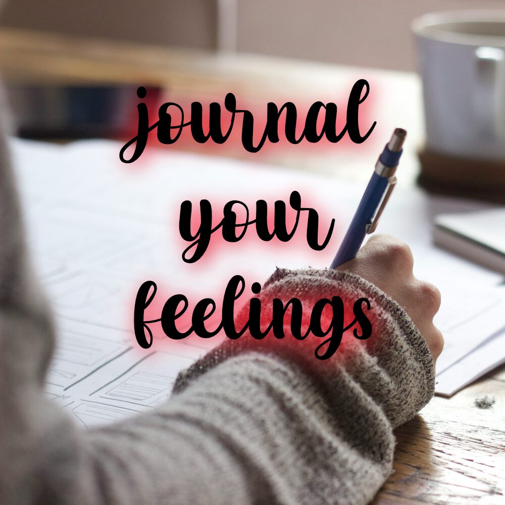 healing and recovery after being hurt by church leadership - one of the steps in your healing journey can be keeping a journal. This picture depicts a woman writing in her journal.